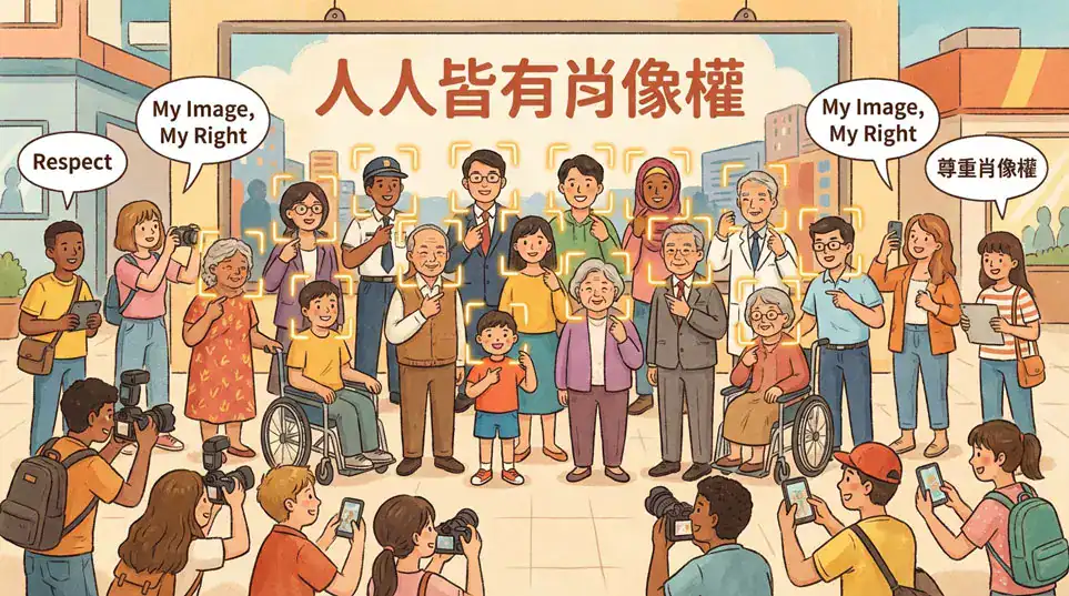 AI 生成圖片可能侵犯肖像權？每個人都有權決定自己的肖像是否被製作、公開或商業使用。圖／AI 生成