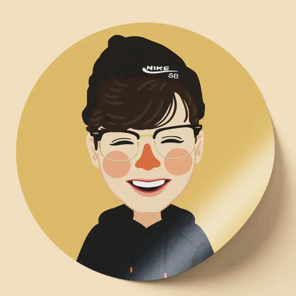 開始大橘鼻似顏繪風格