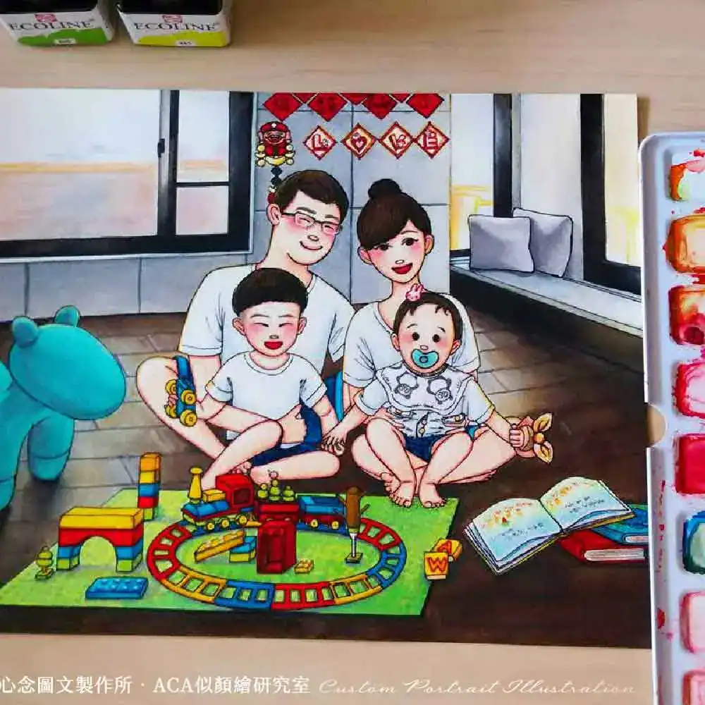 加入墨水增加鮮豔度