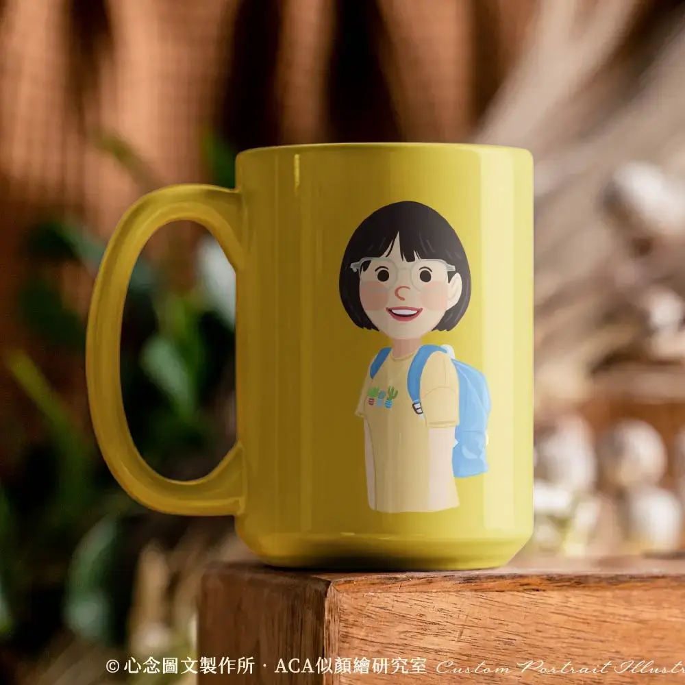 大橘鼻風格馬克杯應用