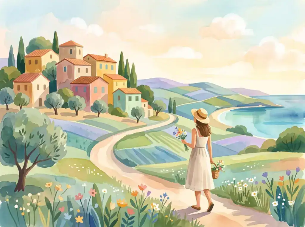 黃金比例構圖法情境示範圖